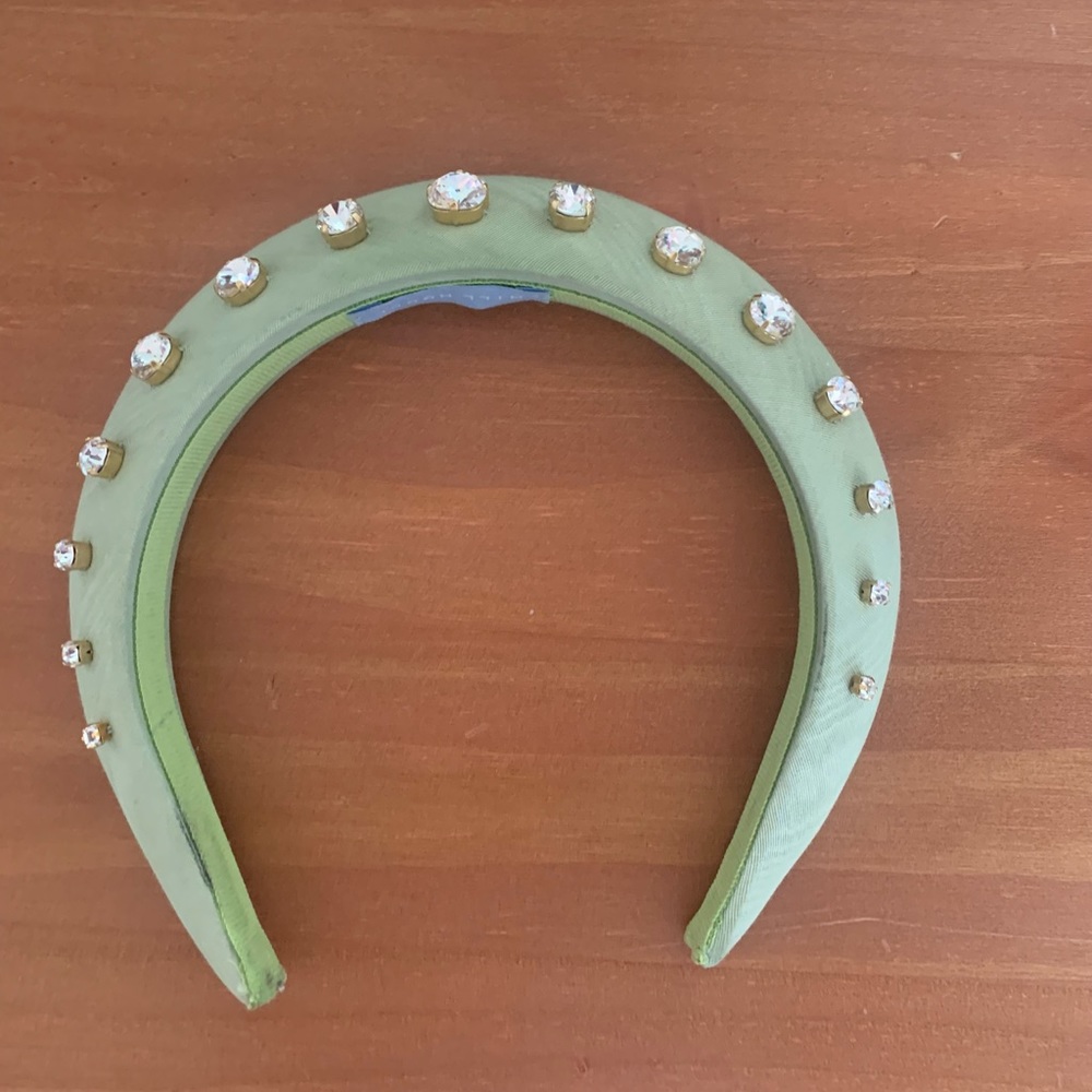 Hill House Home Green Jeweled Halo Headband